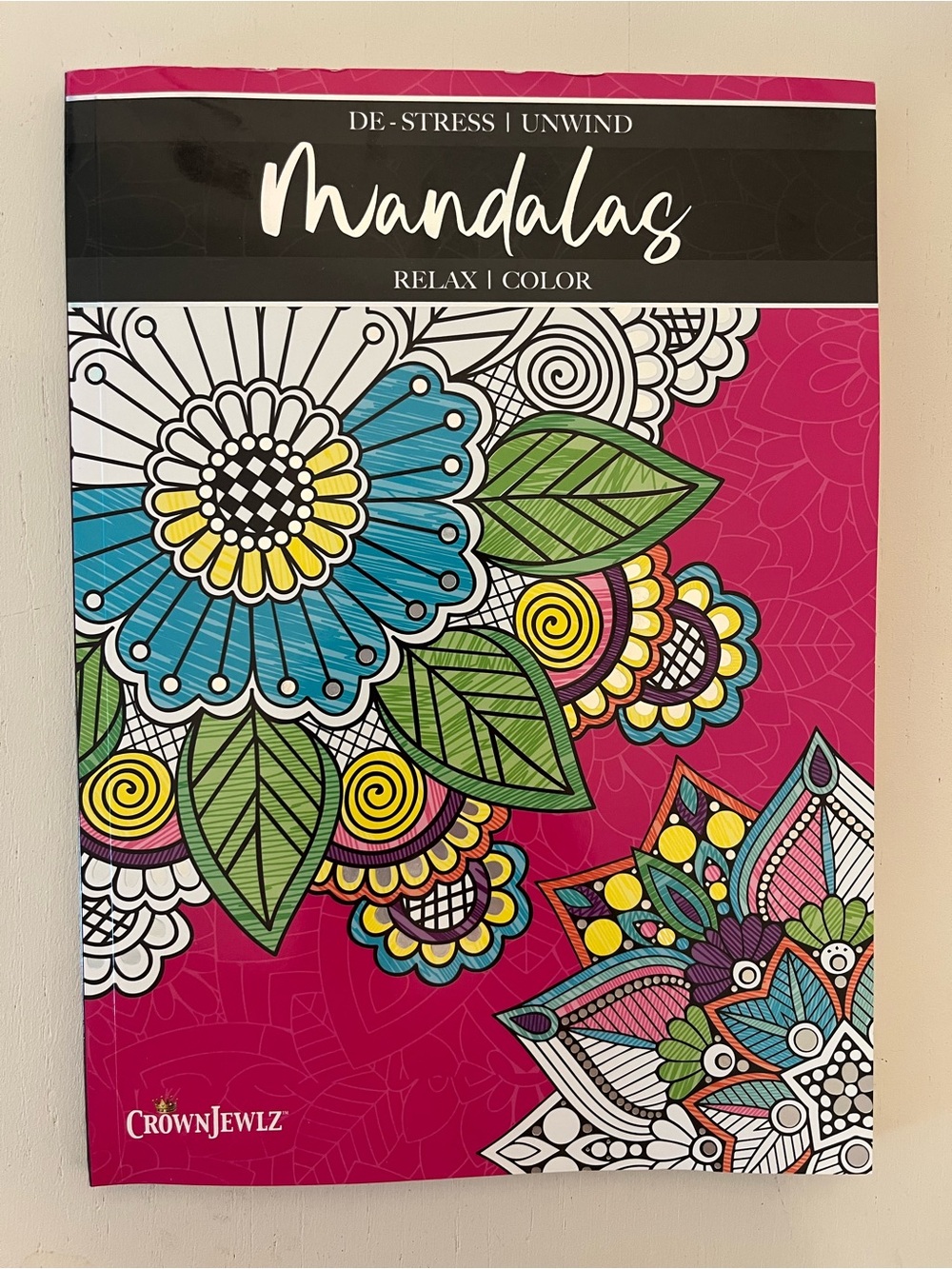 CrownJewlz Mandalas Advanced Adult Coloring Book